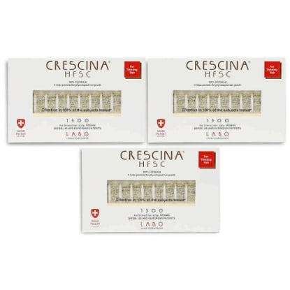 Triple Package - crescina HFSC 100% 1300 woman 20 FL